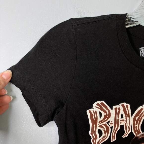 BACON Scateboards Kevin Bacon Women's Cut Fitted Size S Crewneck Graphic T-Shirt - Picture 6 of 16